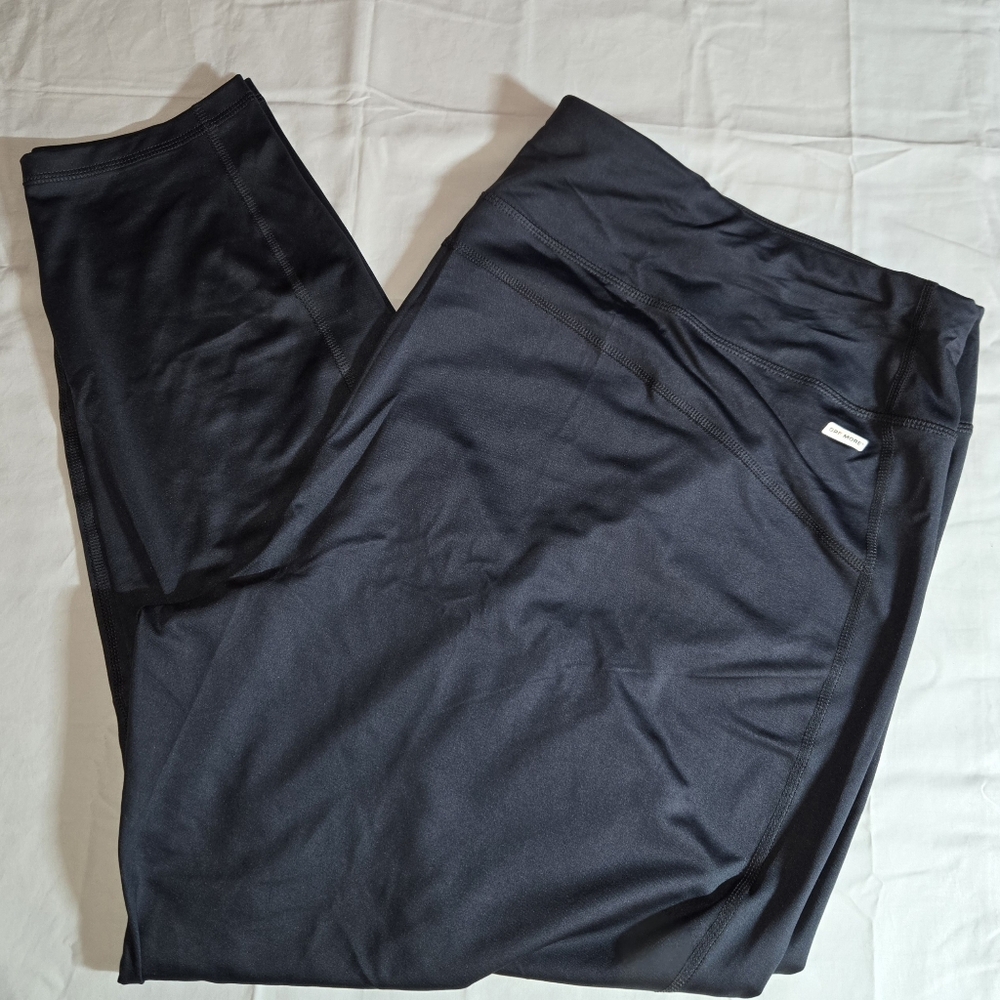Womens Navy Blue Danskin Now Yoga Pants Size 4x (26w-28w)